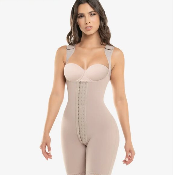 High control mid-thigh bodysuit - Style 455 - Picture 2 of 5